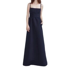 Amsale Ever Dress in Navy